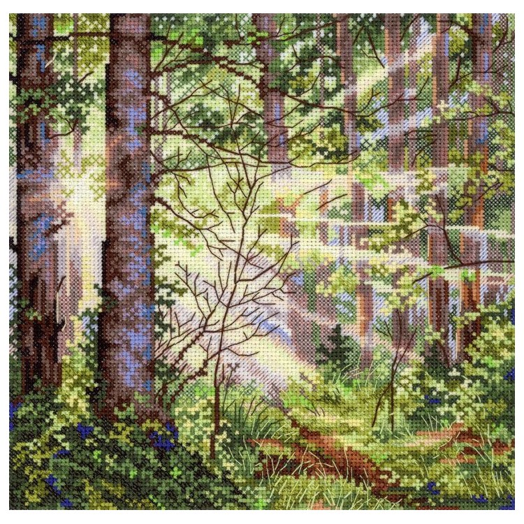 Cross stitch kit "Sunny Forest" SNV-1004