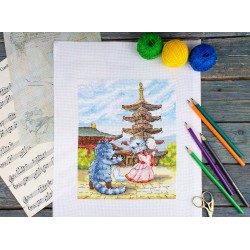 Cross stitch kit "Graceful dance" SNV-1013