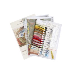 Cross stitch kit "Riding an elephant" SNV-1015