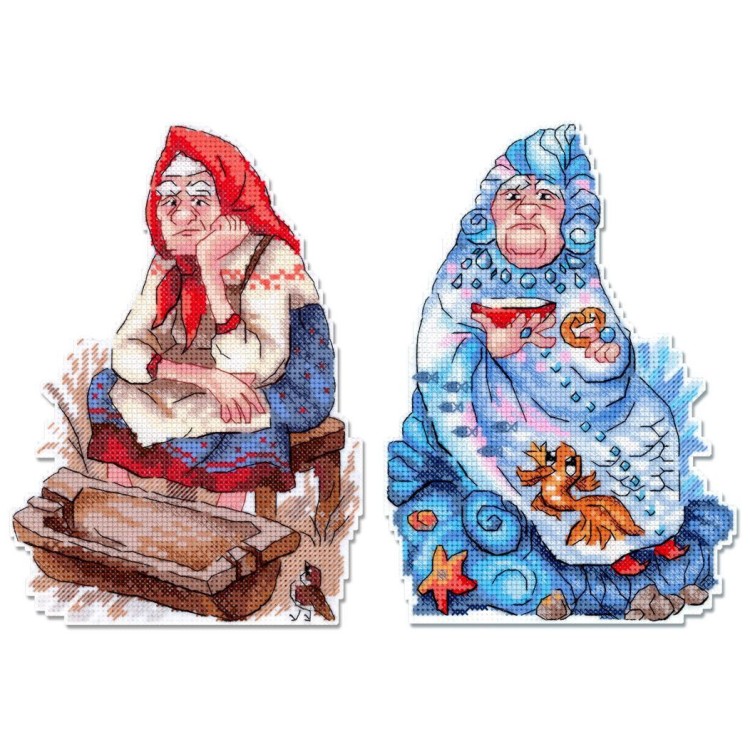 Cross stitch kit "Left with nothing" SR-1332