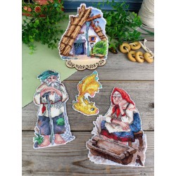 Cross stitch kit "The old fisherman" SR-1331