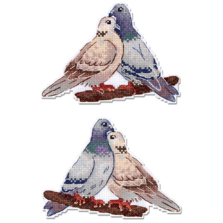 Cross stitch kit "Dove and turtledove" SR-1338