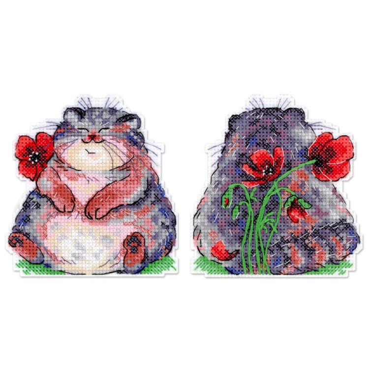 Cross stitch kit "Poppy lover" SR-1351