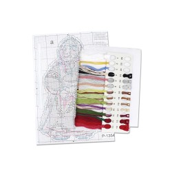 Cross stitch kit "Grandma with Easter cake" SR-1354