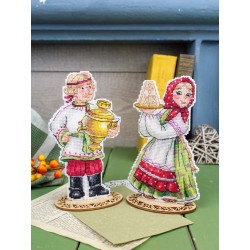Cross stitch kit "Festive samovar" SR-1357