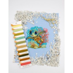 Baby Sea Turtle 15x15 SRA1037