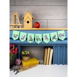 Cross stitch kit "Spring garland (7 flags)" ST-1209