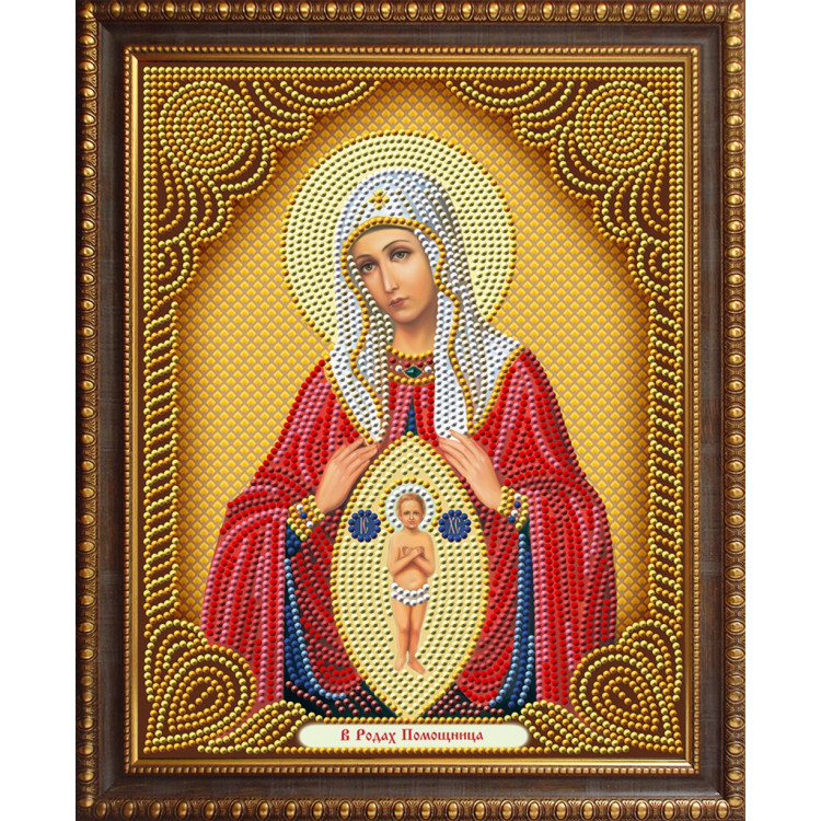 Diamond Painting Kit Icon Mother of God Succor in Travail AZ-5054