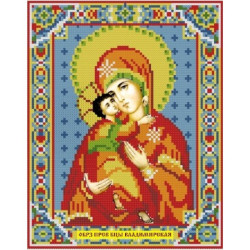 Diamond Painting Kit Vladimir Icon of the Mother of God AZ-2007