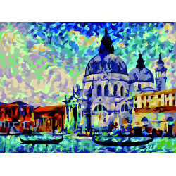 (SALE, Discontinued) Colourful Venice 40x50 cm C040