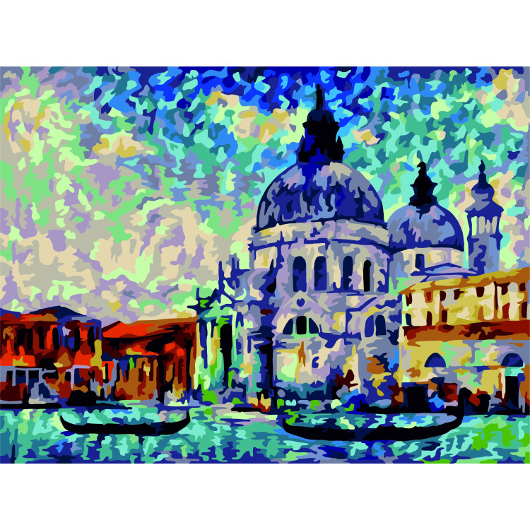 (SALE, Discontinued) Colourful Venice 40x50 cm C040