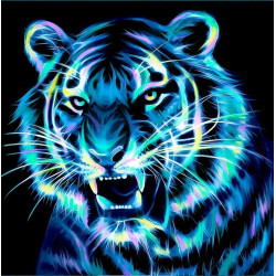 Neon tiger 25*25 cm AZ-1868