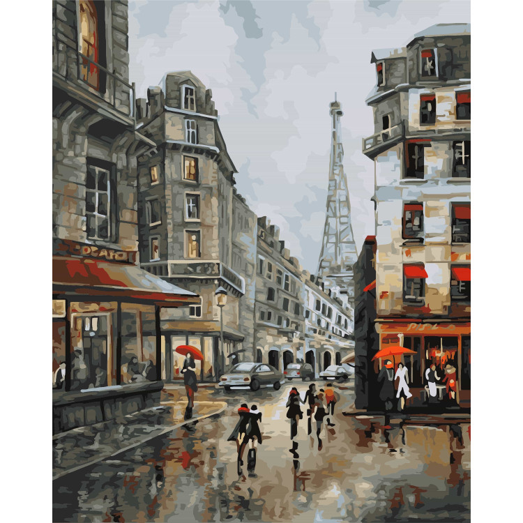 Day in Paris 40x50 cm D012