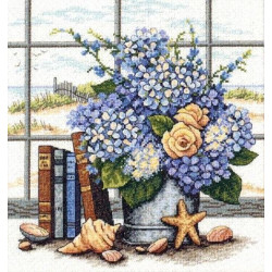 Hydrangeas & Shells D35166