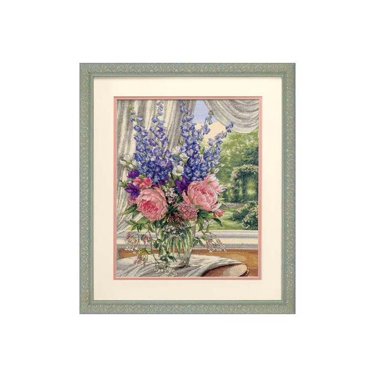 Peonies & Delphiniums D35257