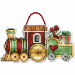 Christmas Ornament Train D70-08897