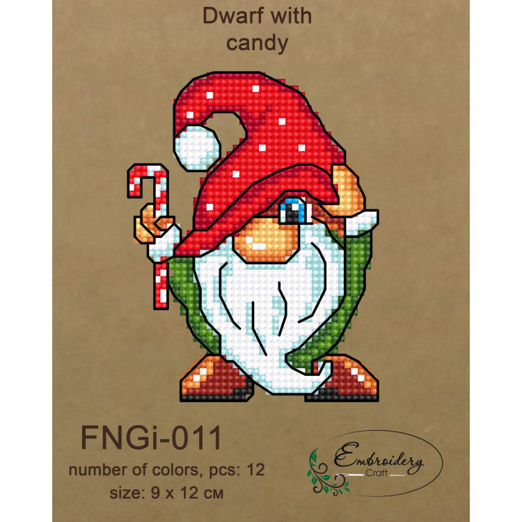 Dwarf with candy (beads) FBNGI-011