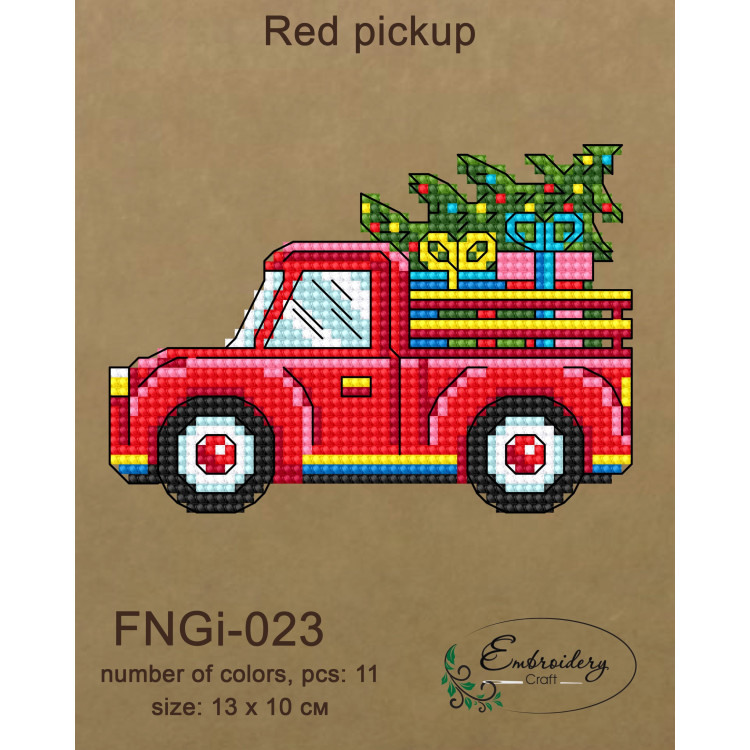 Red pickup FNNGI-023