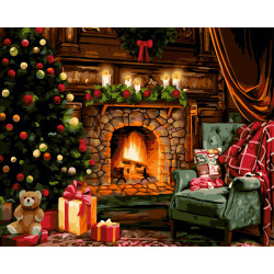 Painting by numbers kit. L043 Holiday atmosphere 40*50