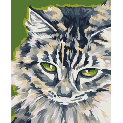 Wizardi painting by number kit. Silent 16.5x13 cm MINI102