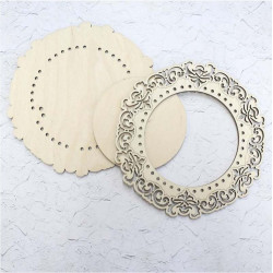 ROUND OPENWORK FRAME LARGE OR-033