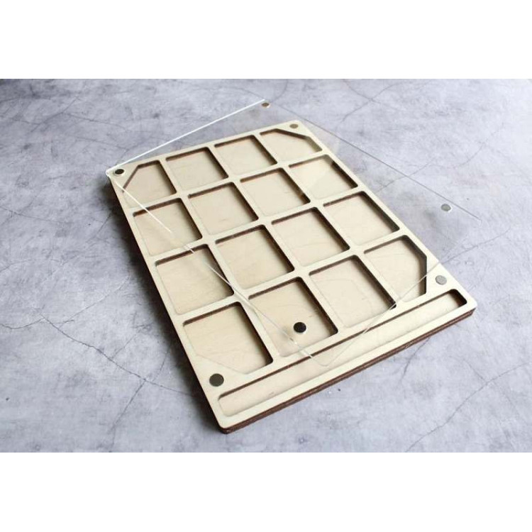 Organiser for beads "Straight 2" (with lid) OR-186